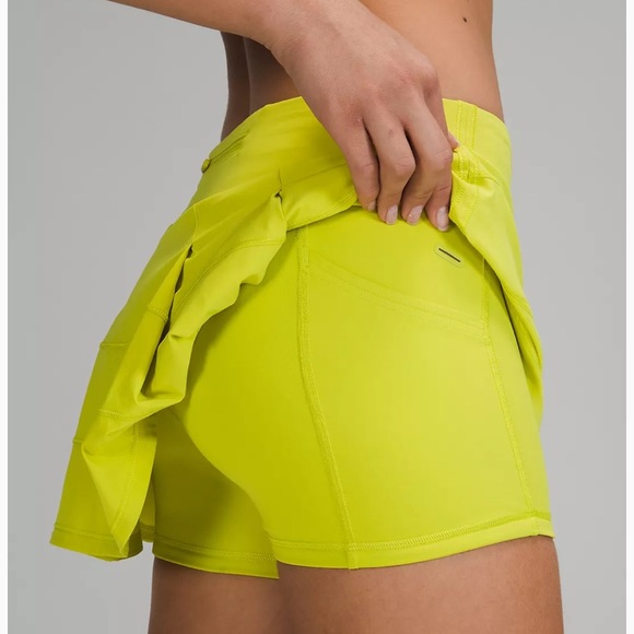 Lululemon Pace Rival Skirt Regular * Yellow - Picture 5 of 10